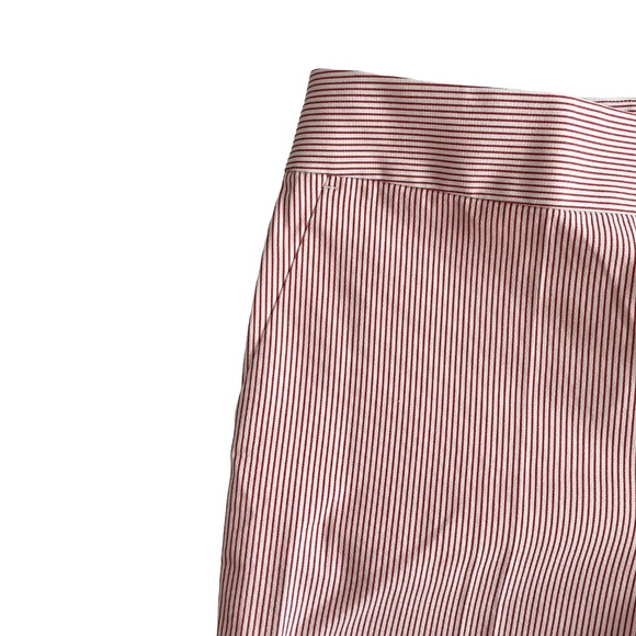 LOFT Wide Leg Crop Pant Pinstripe Side Zipper - Picture 11 of 16